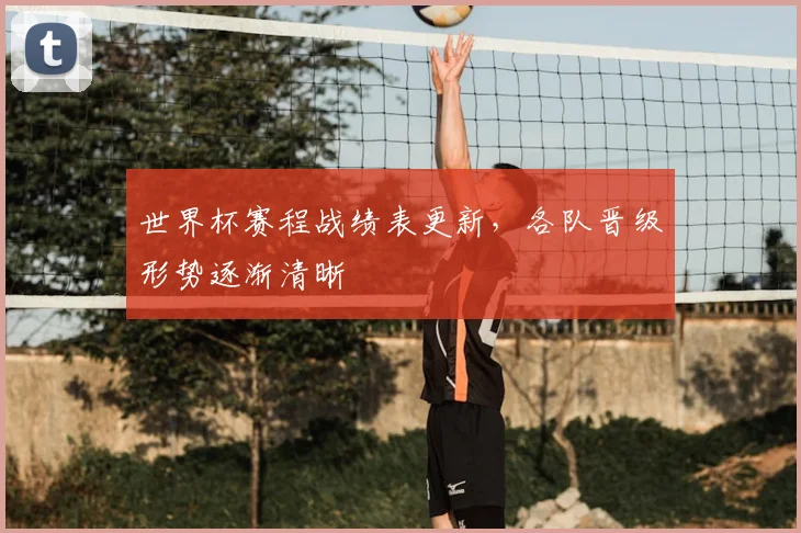 世界杯赛程战绩表更新,各队晋级形势逐渐清晰